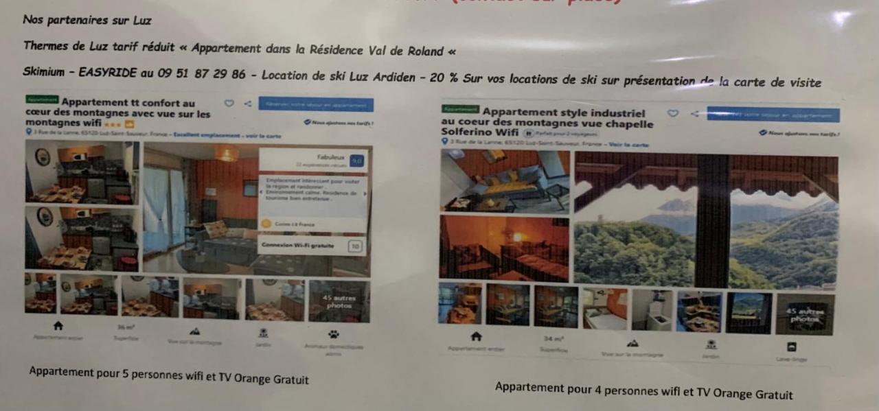 Appartement Tt Confort Au Coeur Des Montagnes Vue Sur Les Montagnes II Wifi リュス・サン・ソヴァール エクステリア 写真