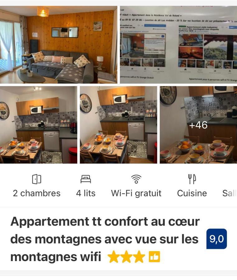 Appartement Tt Confort Au Coeur Des Montagnes Vue Sur Les Montagnes II Wifi リュス・サン・ソヴァール エクステリア 写真